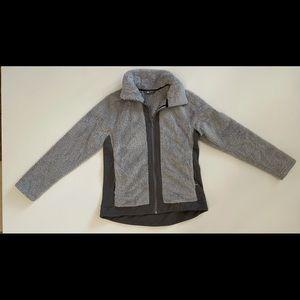 The North Face Fleece Jacket Size Medium women’s gray black full zip